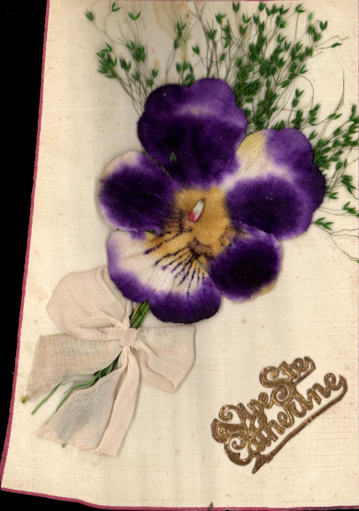 CPA co Flor de Catherine Fantaisie