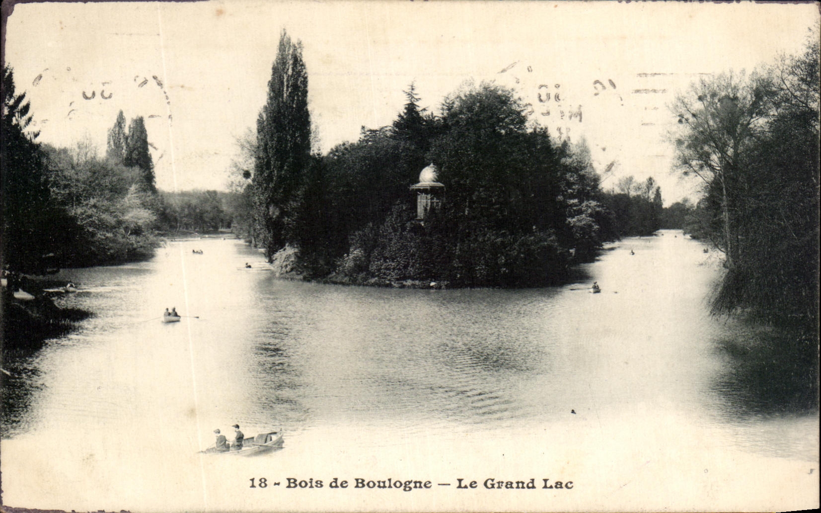 CPA Bois de Boulogne the Paris Big lake