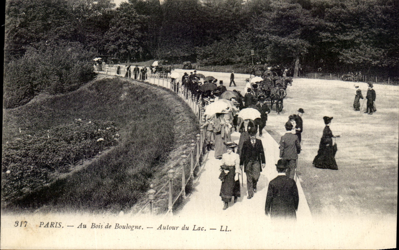 CPA Paris At the Aulour Bois de Boulogne of the Lake