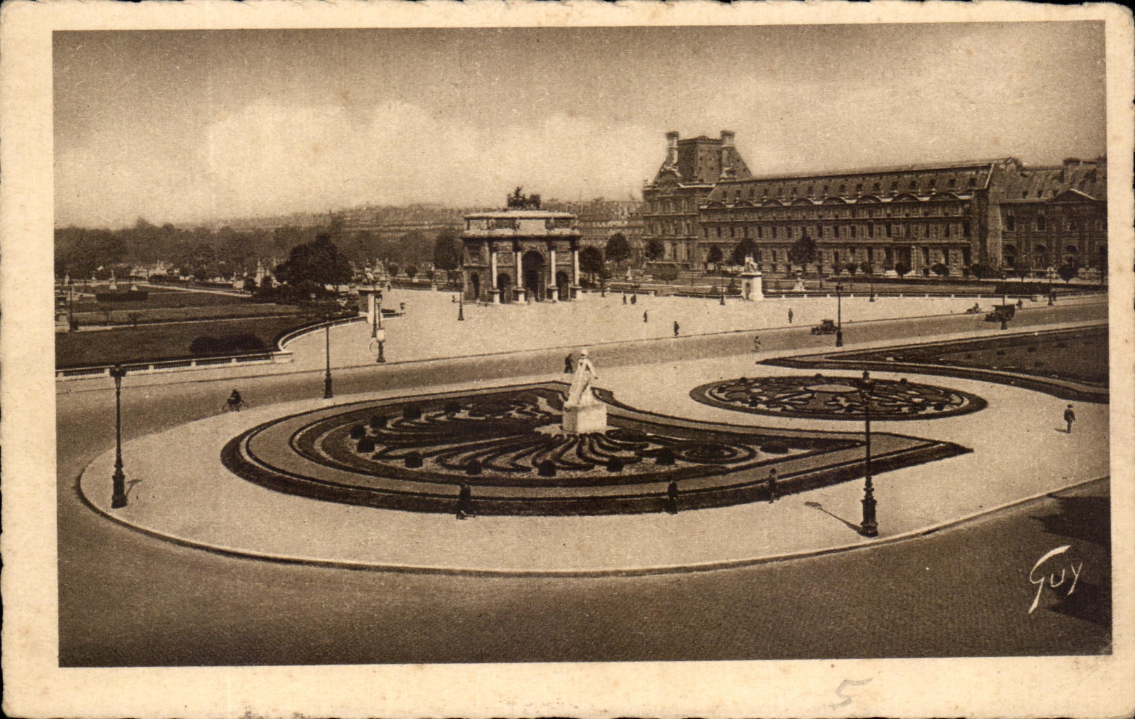 CPA nuestra Paris hermosa Vision en Carousel View del carrusel