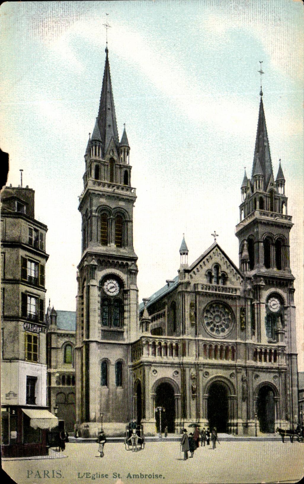 CPA Paris the Church St Ambroise