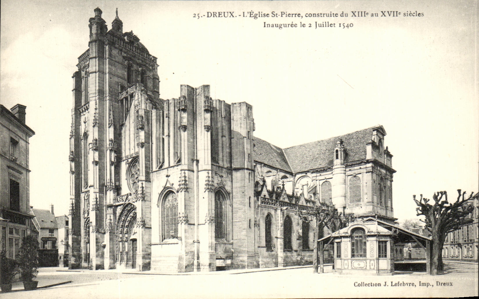 CPA Dreux L'eglise St Pierre 