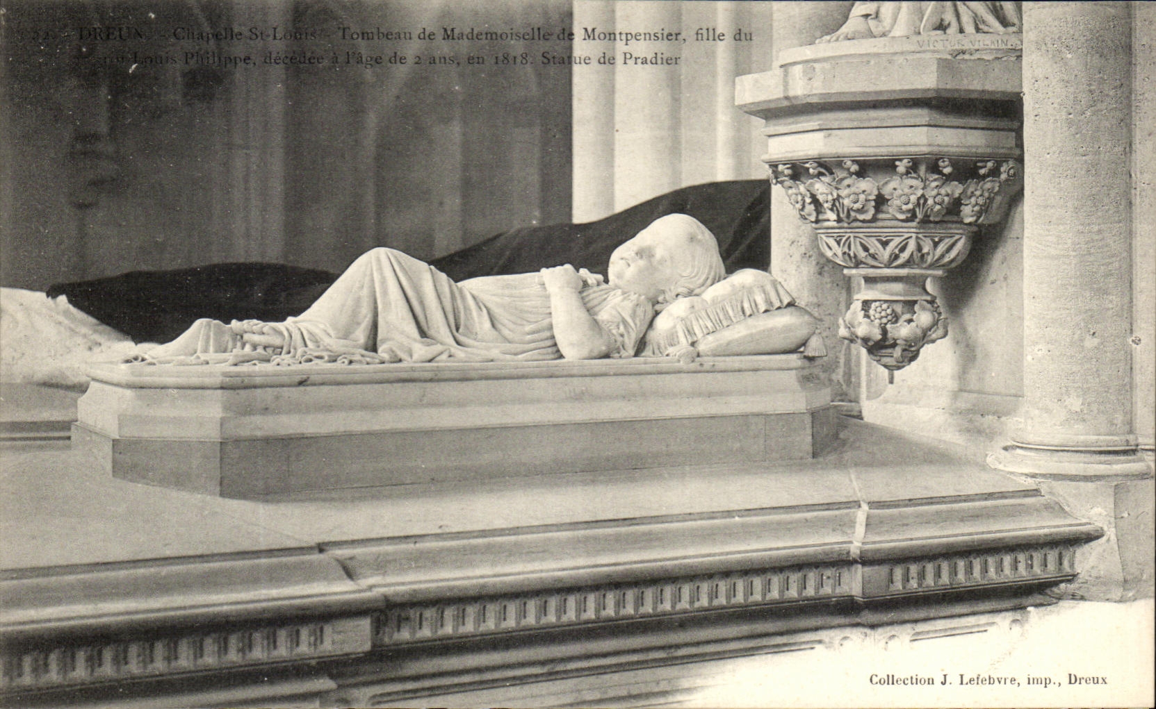 CPA Dreux Chapelle St Louis Tombeau De Mademoiselle De Montpensier fille de Louis Philippe