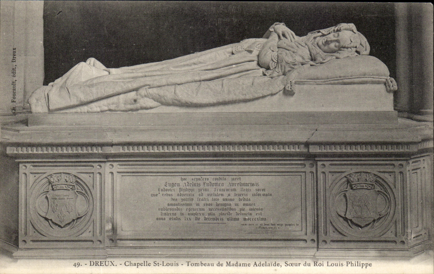 CPA Dreux Chapelle St Louis Tombeau De Madame Adelaide Soeur Du Roi Louis Philippe