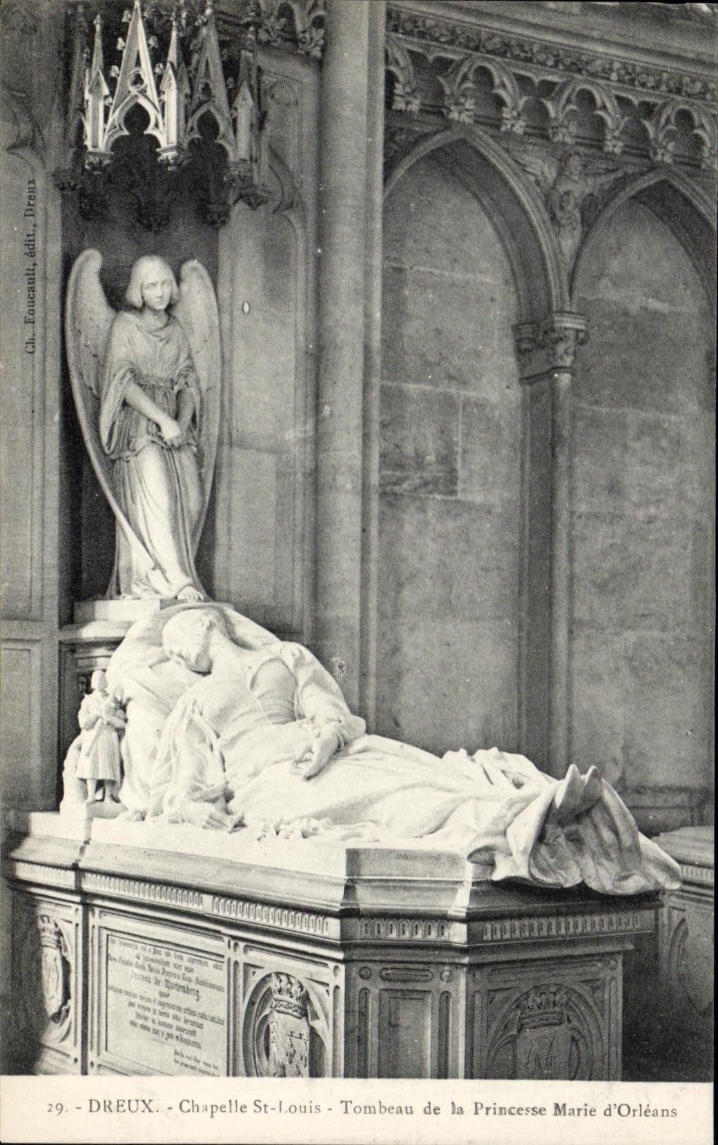 CPA Dreux Chapelle St Louis Tombeau De La Princerse Marie d'Orleans