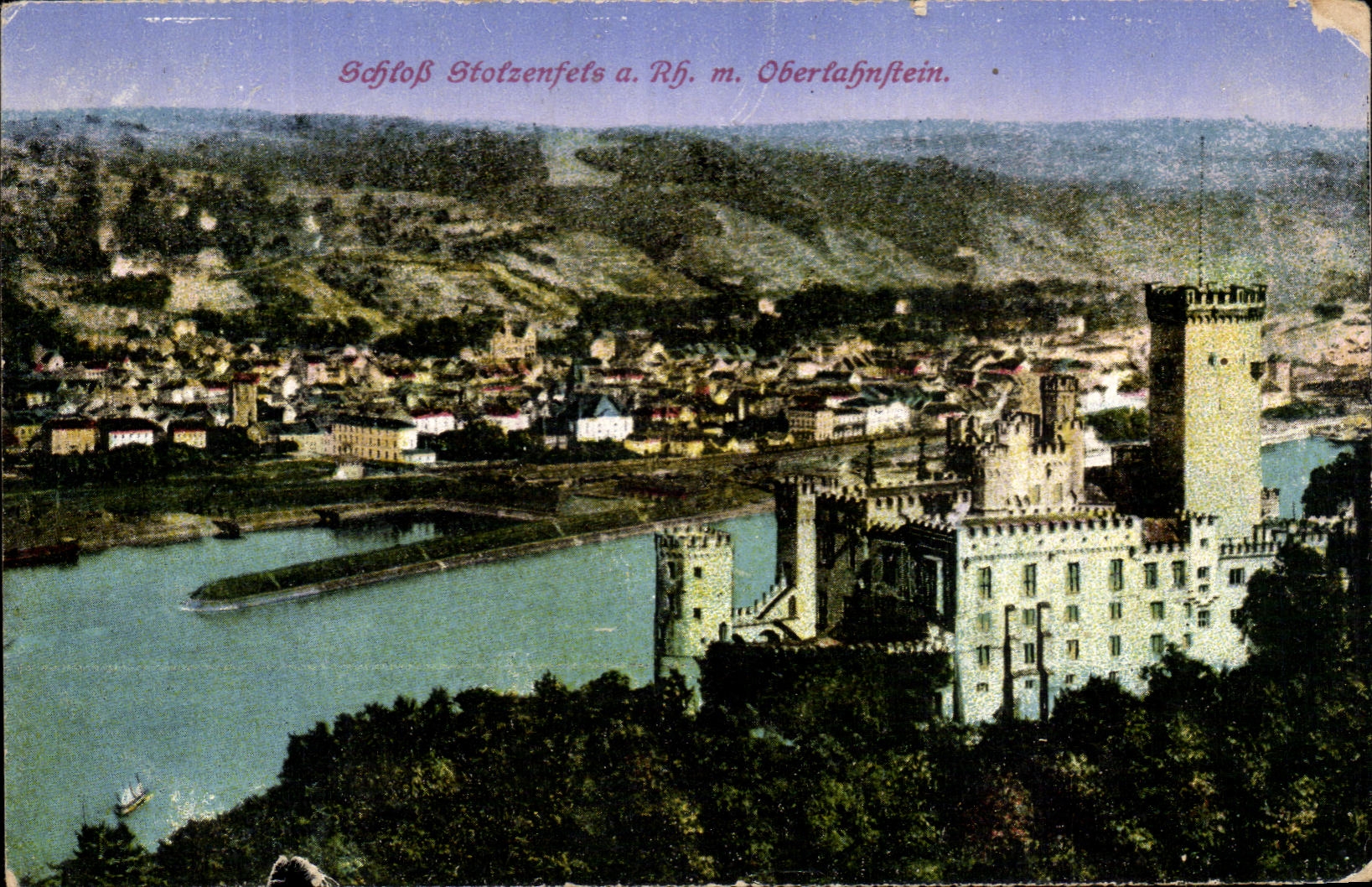 CPA Schloss Stotzenfels has Rh m Oberlahnftein