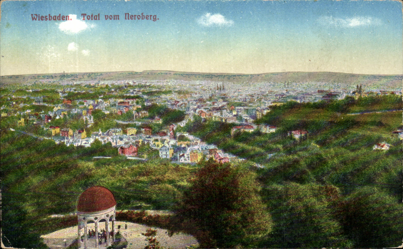 CPA Total Wiesbaden vom Neroberg