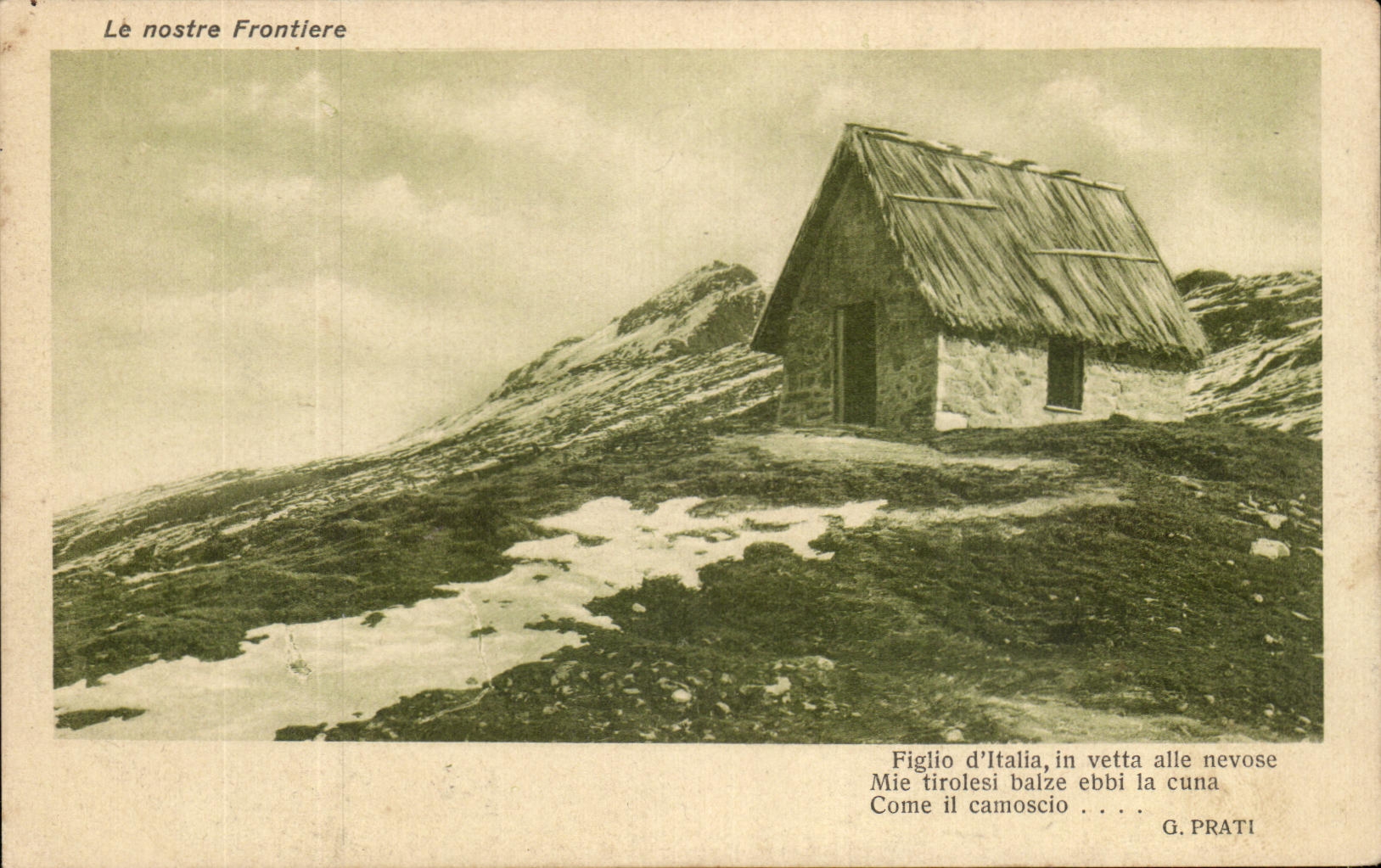 CPA la frontera de Italia del nostre