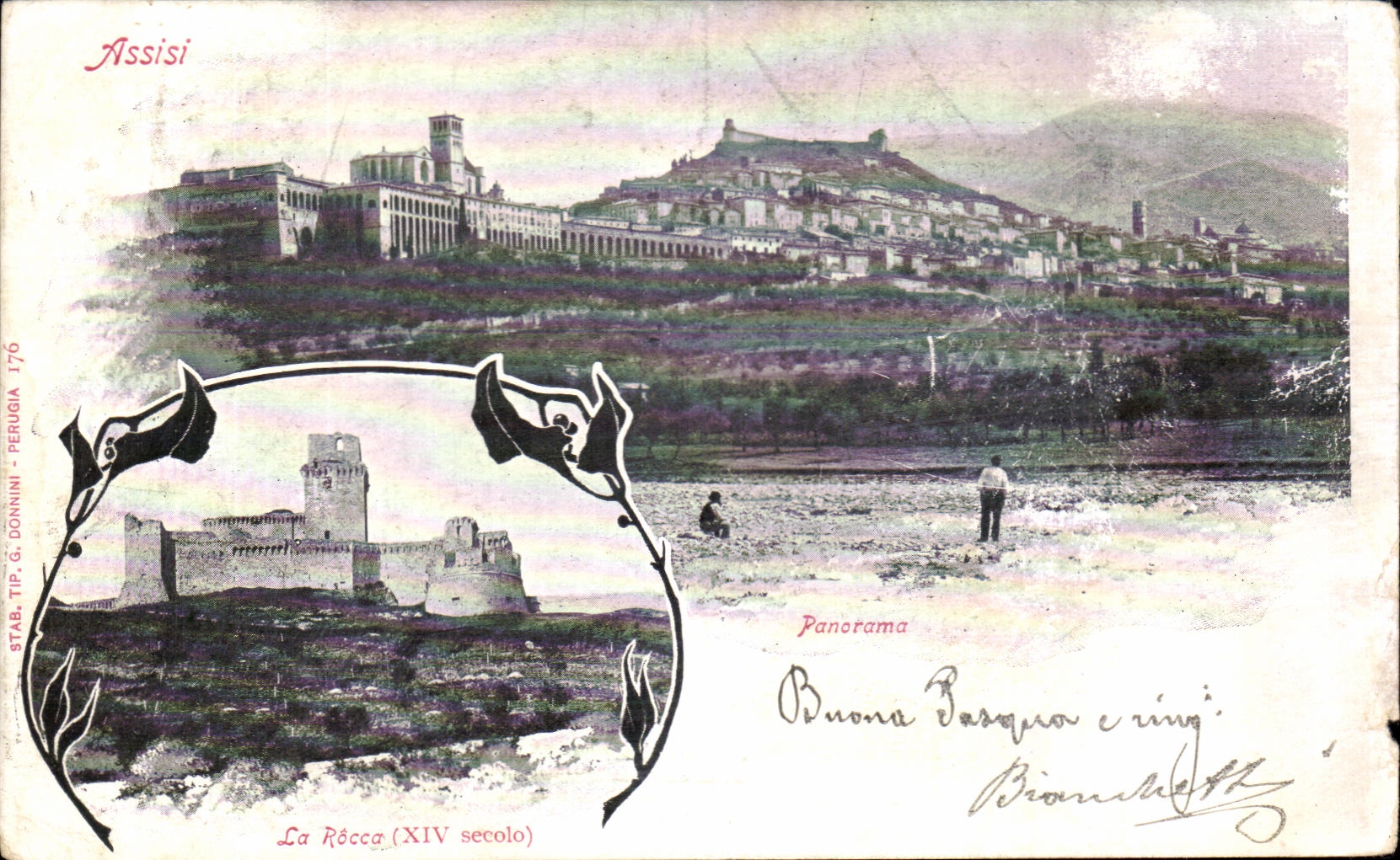 Panorama Rocca de CPA Assisi