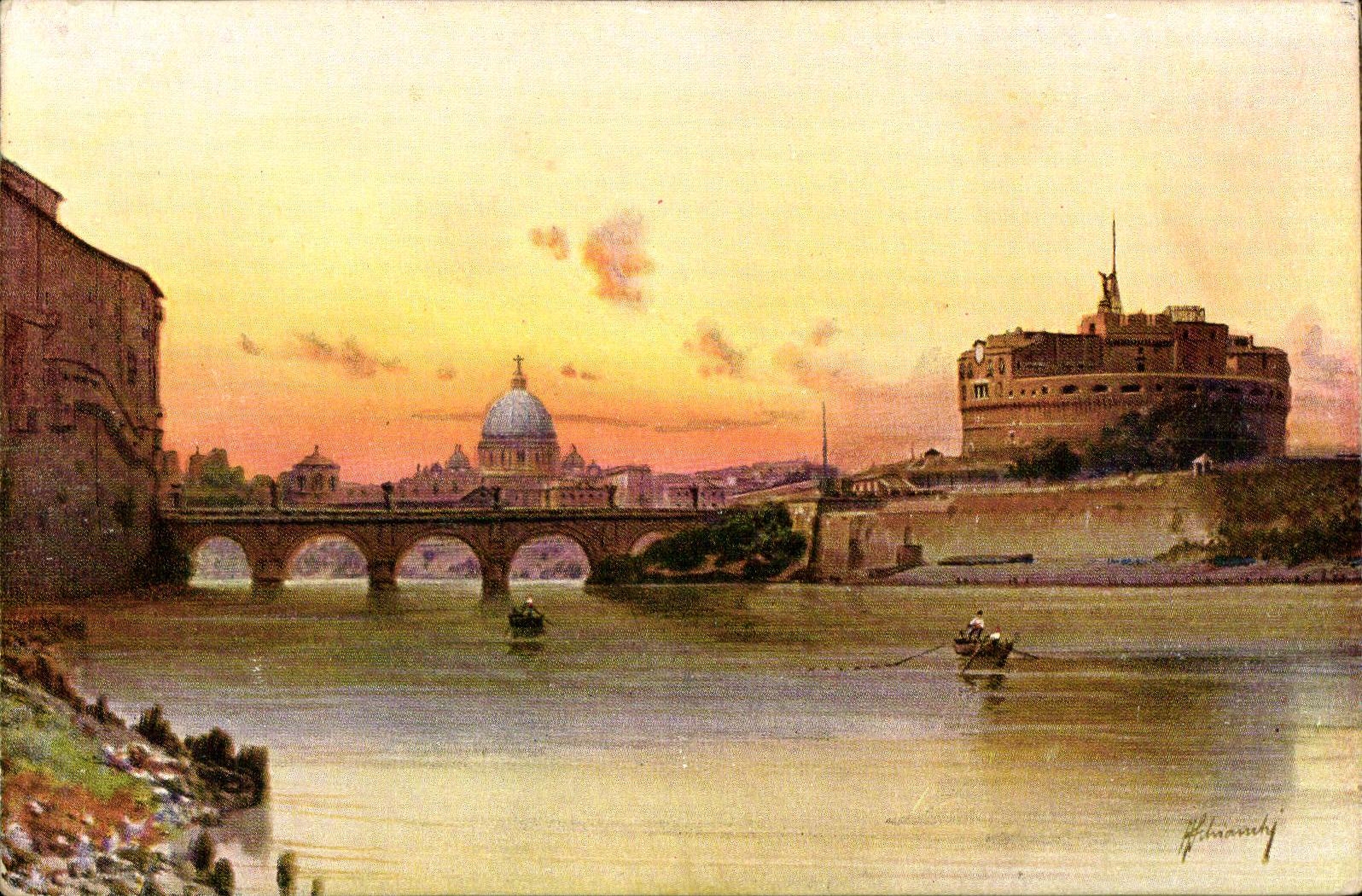 CPA Rama Ponte e Castel Angelo