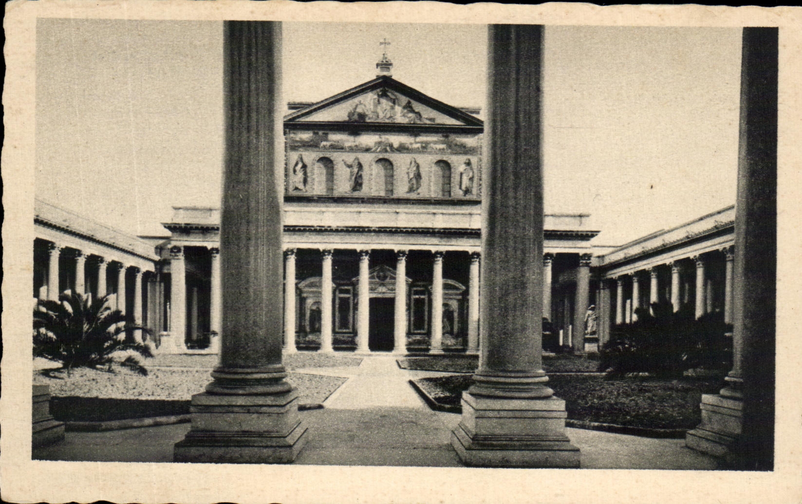 CPA Roma Basilica di S Paolo Facciata
