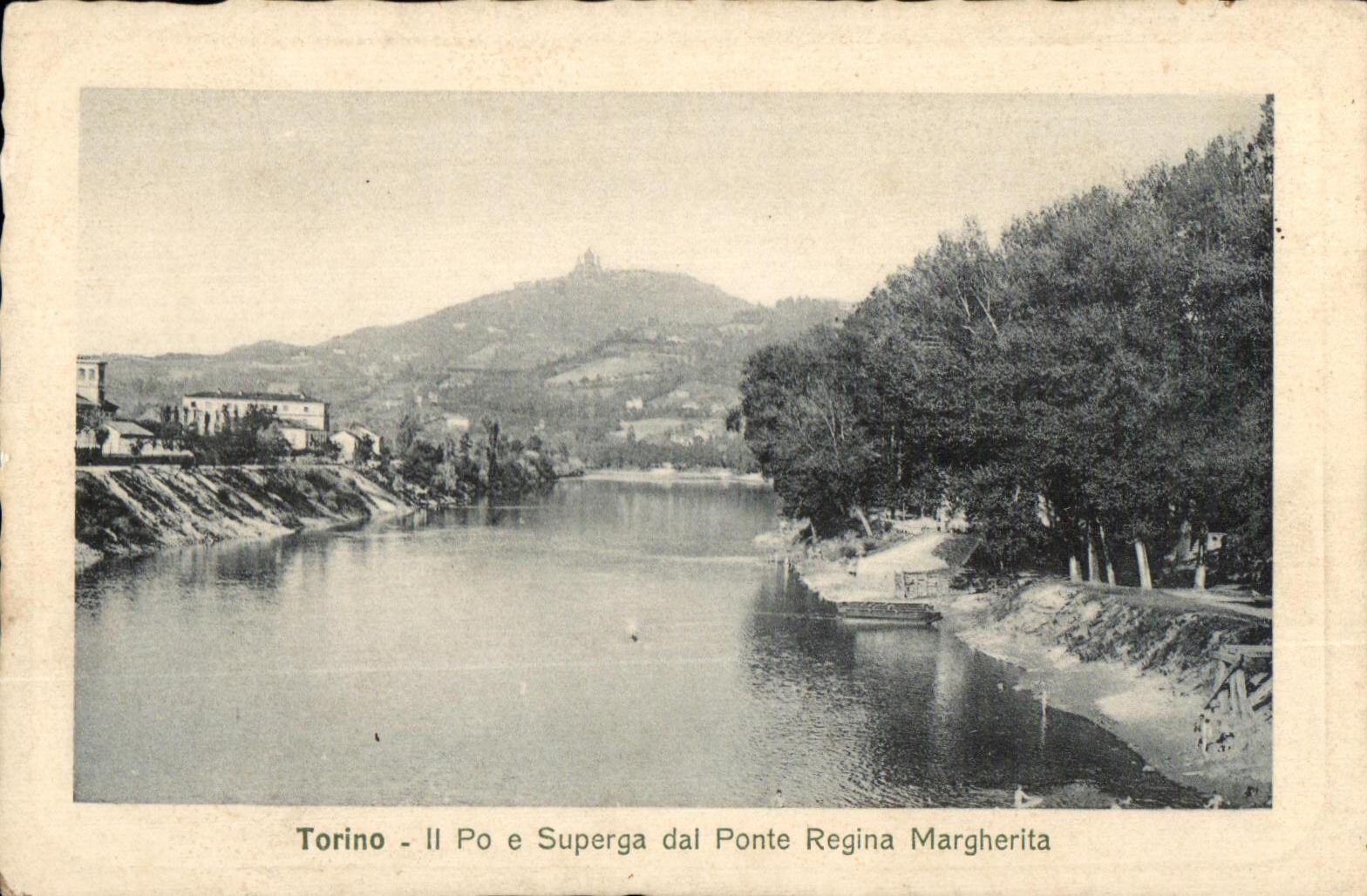 CPA Torino Po E Superga dal Ponte Regina Margherita