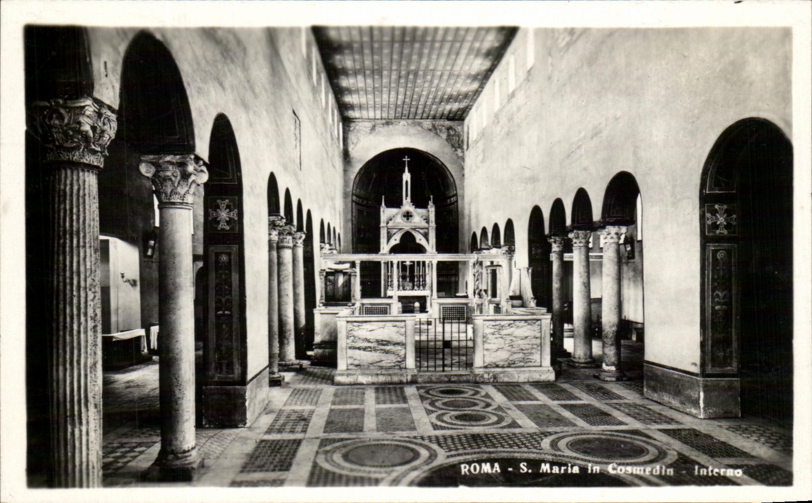 CPA Roma S Maria In Cosmedin Interno