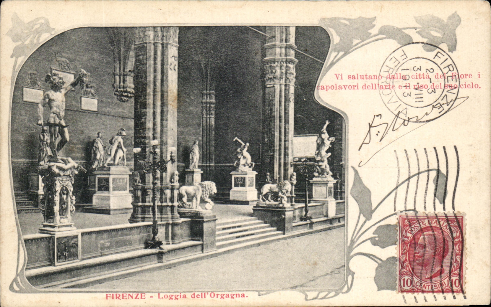 CPA Firenze Loggia dell 'Orgagna