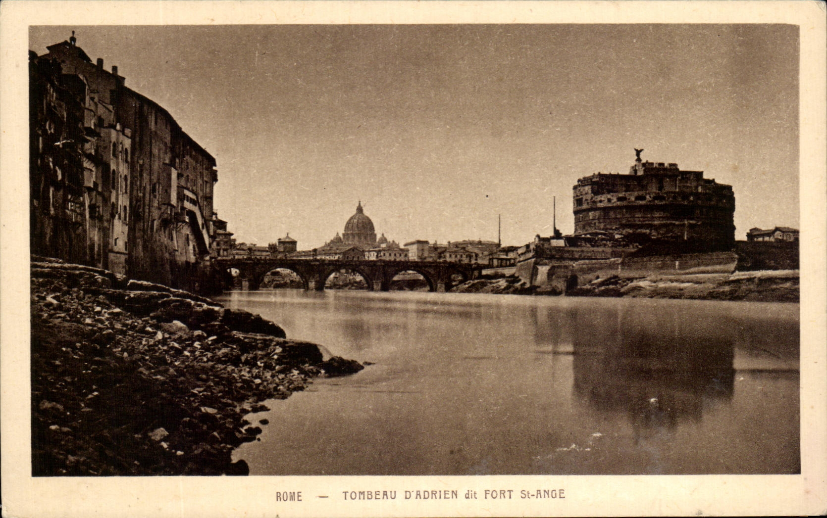 CPA Roma Tombeau D'Adrien dit Tort St Ange