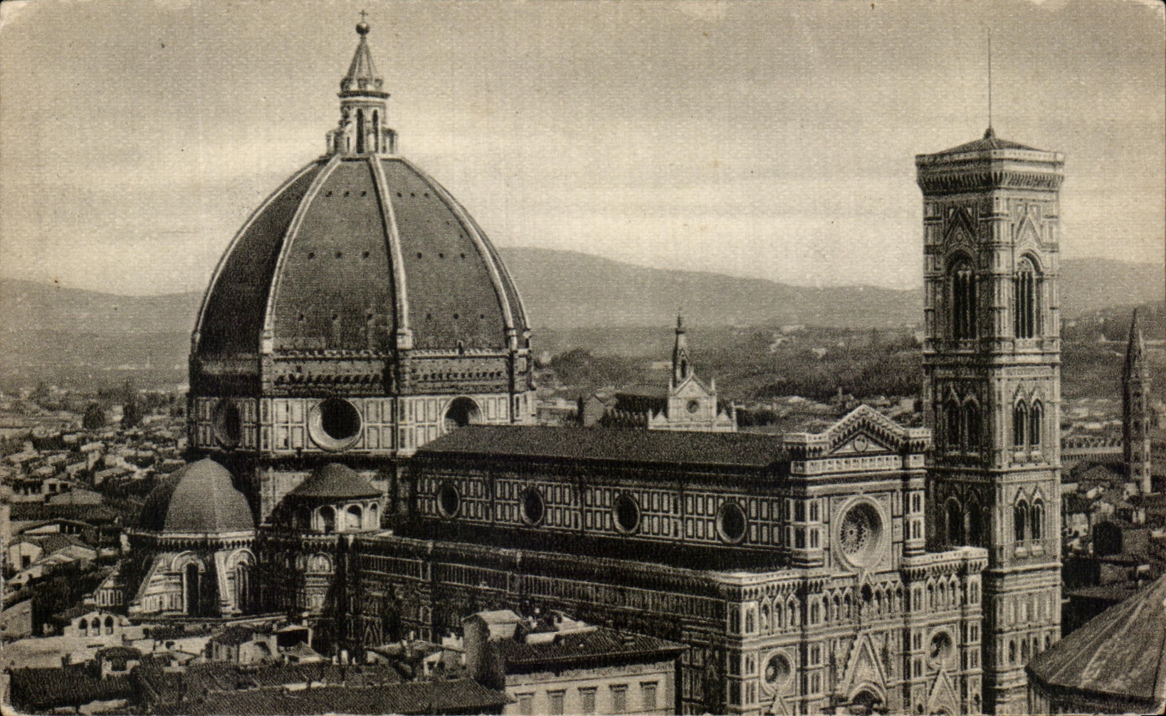 CPA Firenze La Cathedrale Vista dalla Cupota di S Lorenzo
