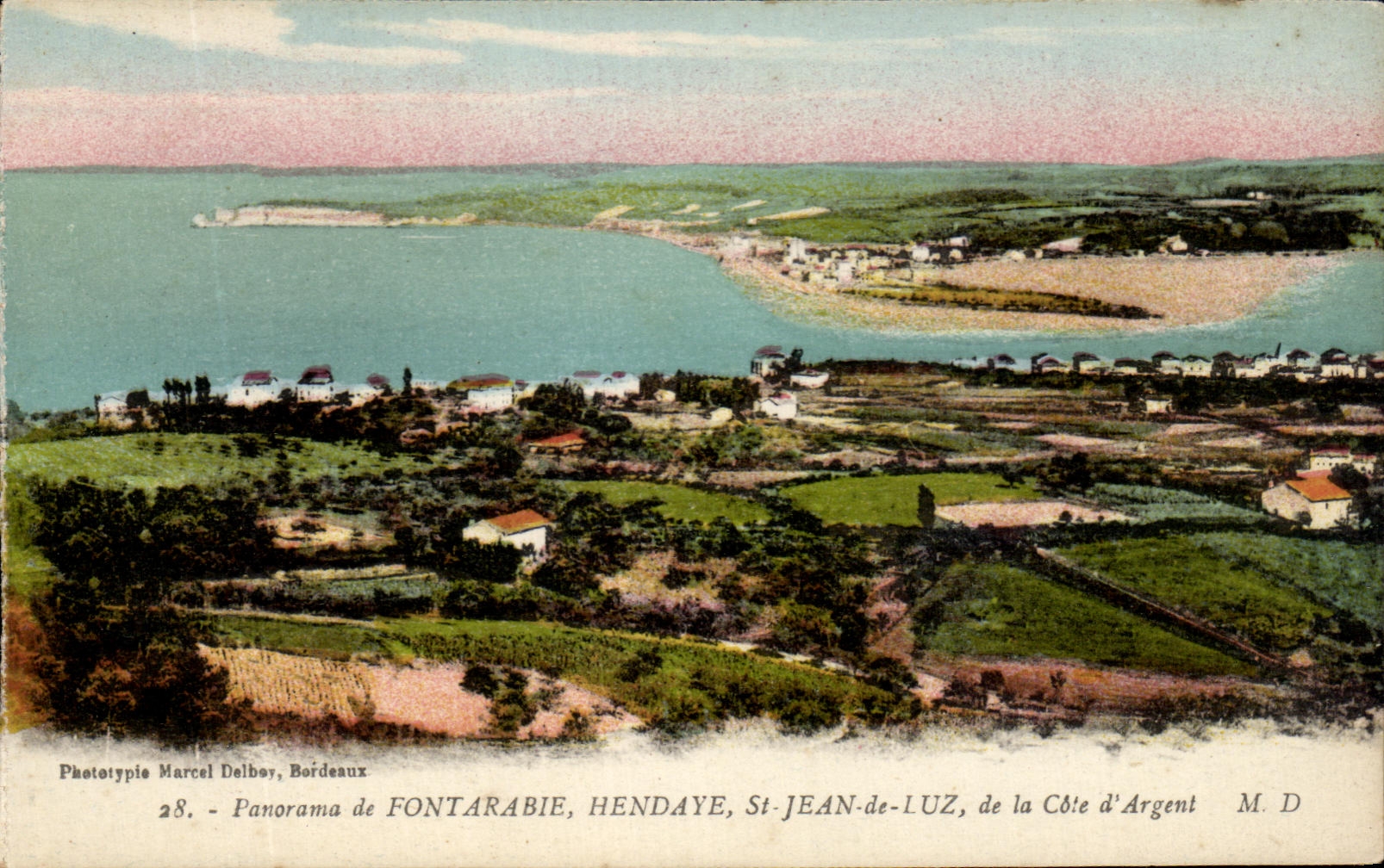 CPA Panorama of Fontarabie Hendaye St Jean de Luz of the Money Dimension