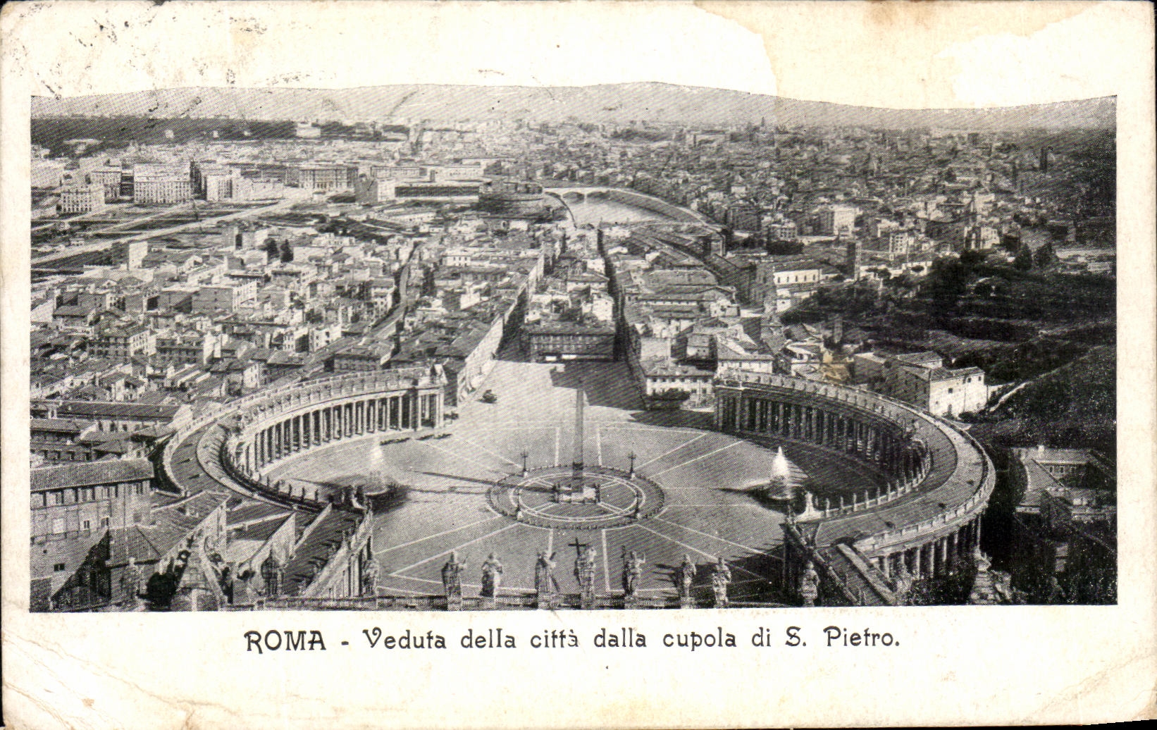 CPA Roma Vedufa Della Ciffa Dalla Cupola di S pietro