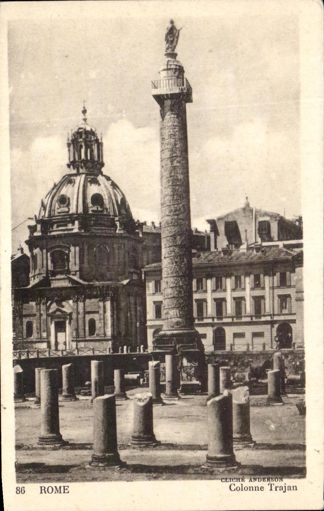 CPA Rome Colonne Trajan