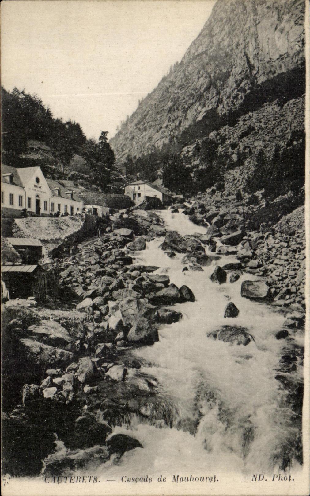 CPA Cauterets Cascades of mauhourat