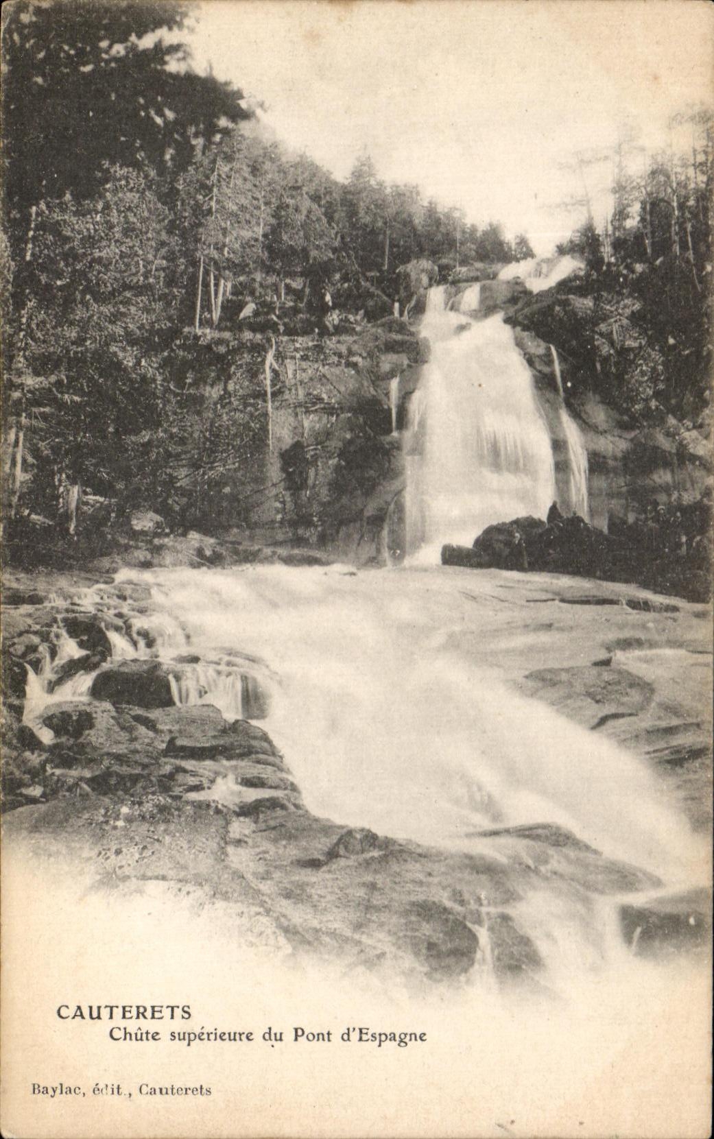 CPA Cauterets Falls higher of the Bridge of Spain