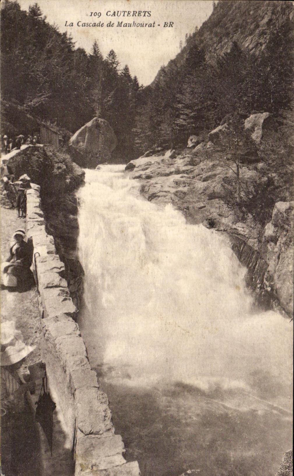 CPA Cauterets the Cascade of Mauhourat