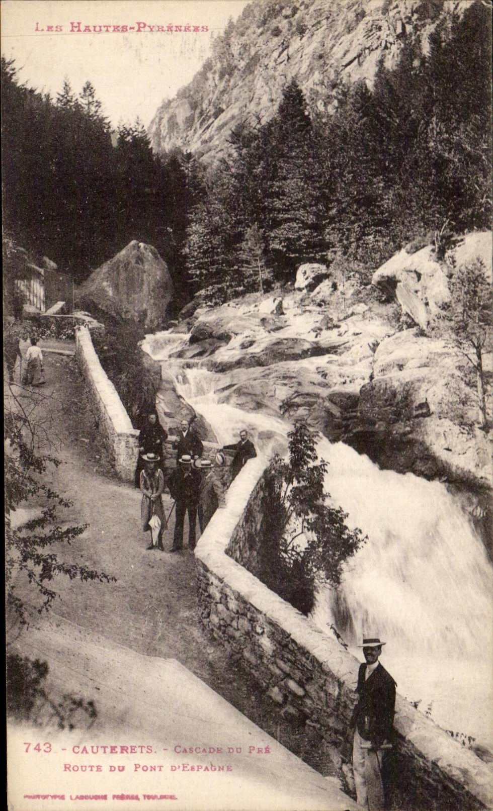 CPA Cauterets Pierrefitte the Snail