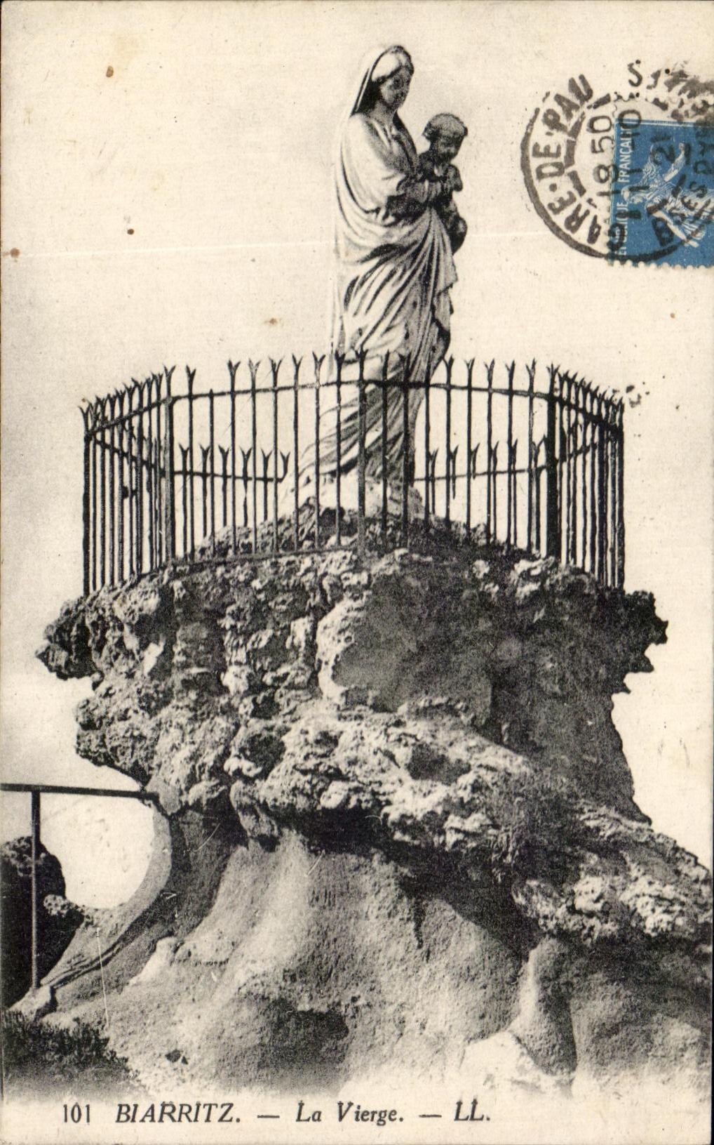CPA Biarritz La Vierge