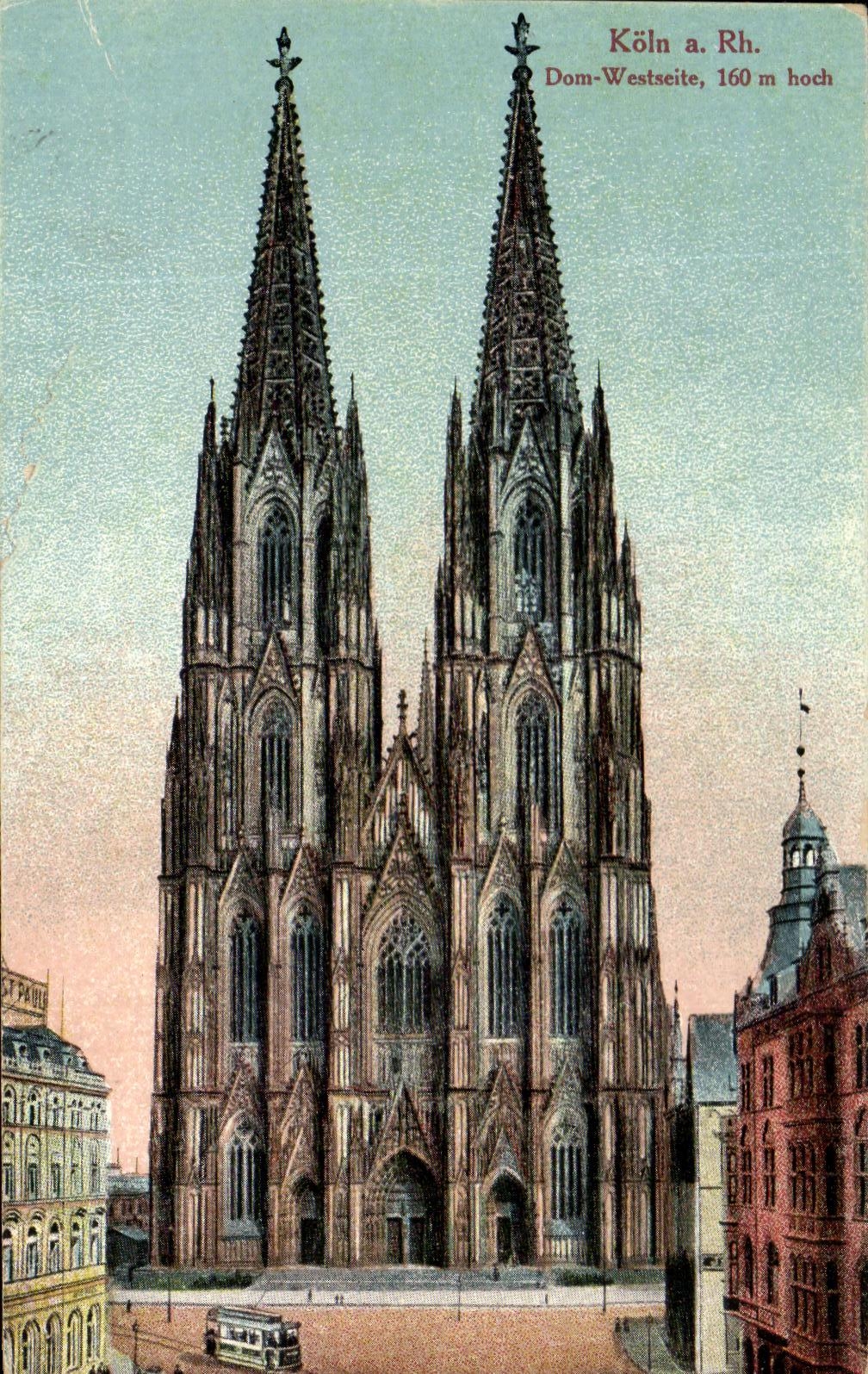 CPA Koln tiene Dom Westseite del RN