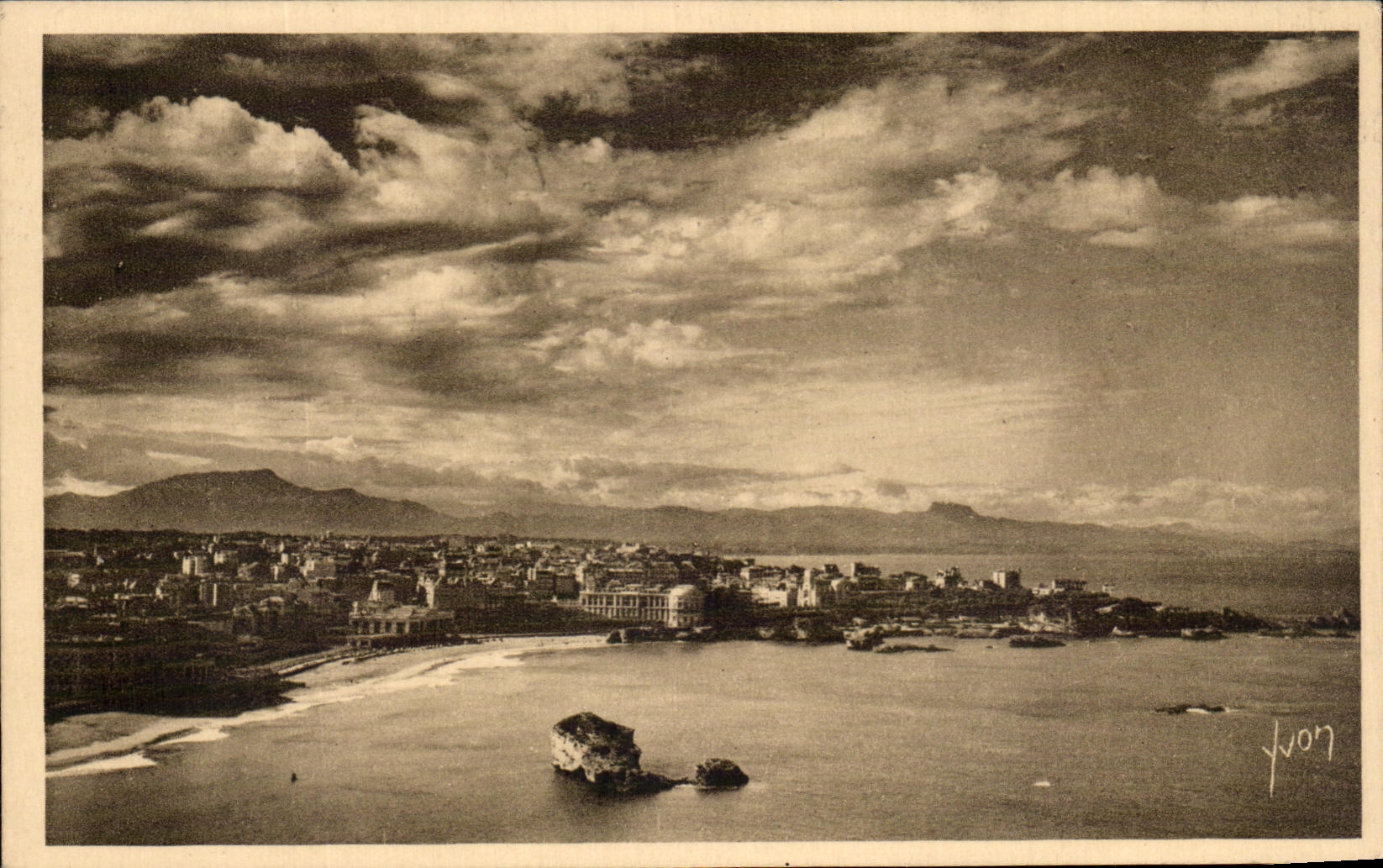 CPA Biarritz Vue generale prise du phare