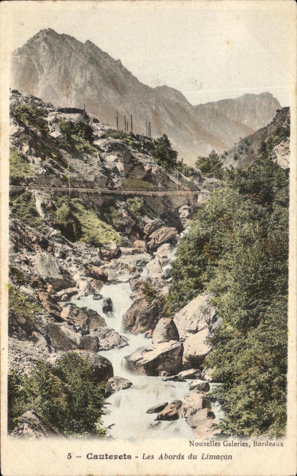 CPA Cauterets Accesses Of the Snail