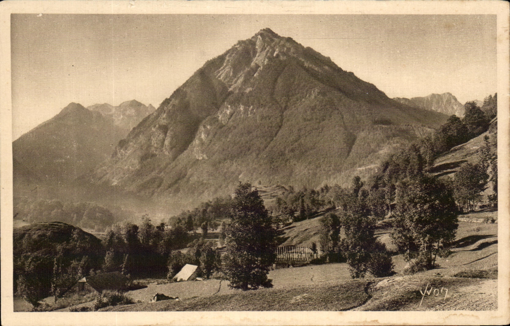 CPA Soft France the Pyrenees Cauterets Peguere