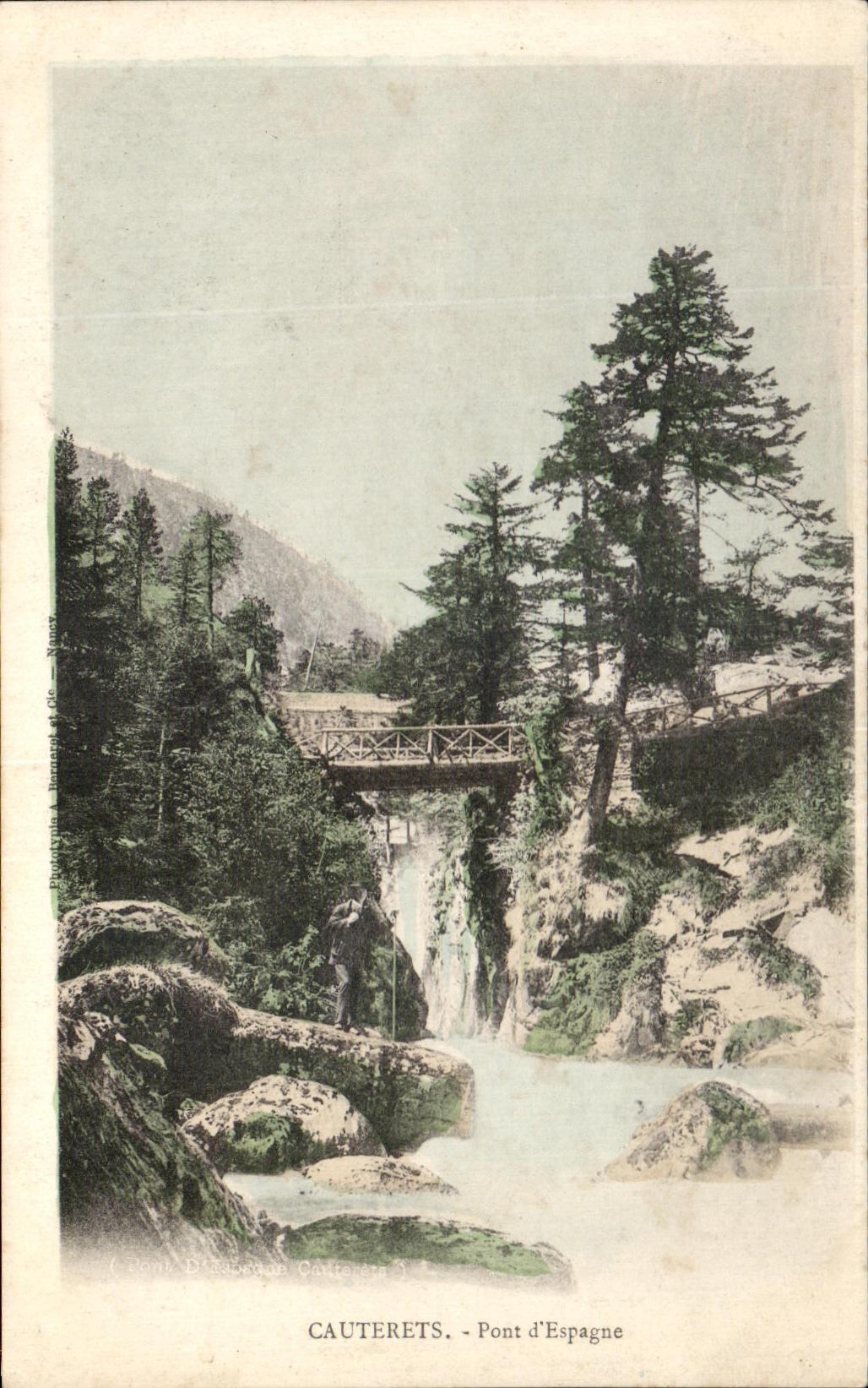 CPA Cauterets Bridge of Spain