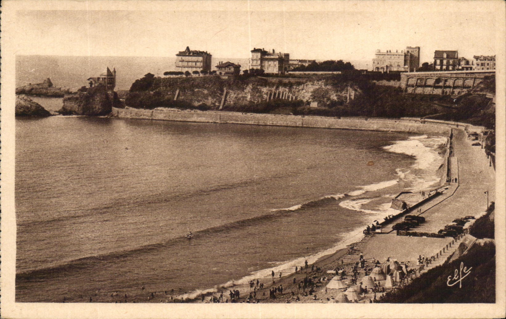 CPA Biarritz La Plage de la Cote des Basques