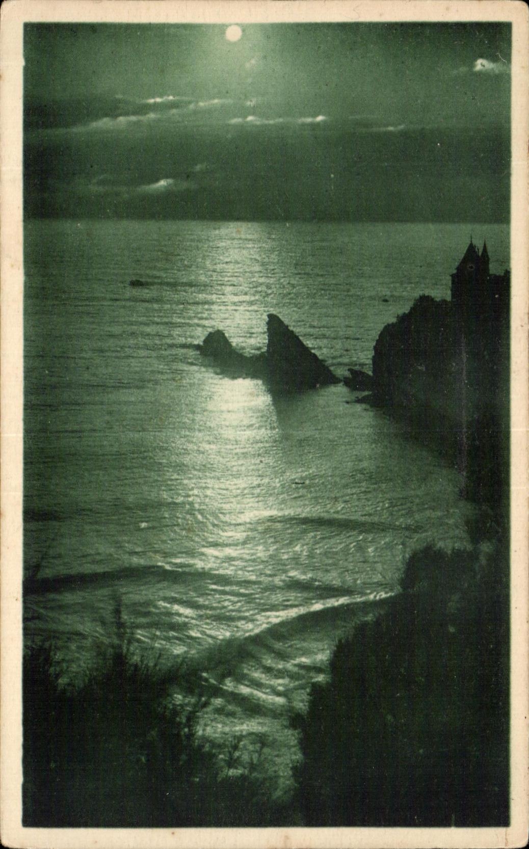 CPA Biarritz Contre jour a La Cote des Basques