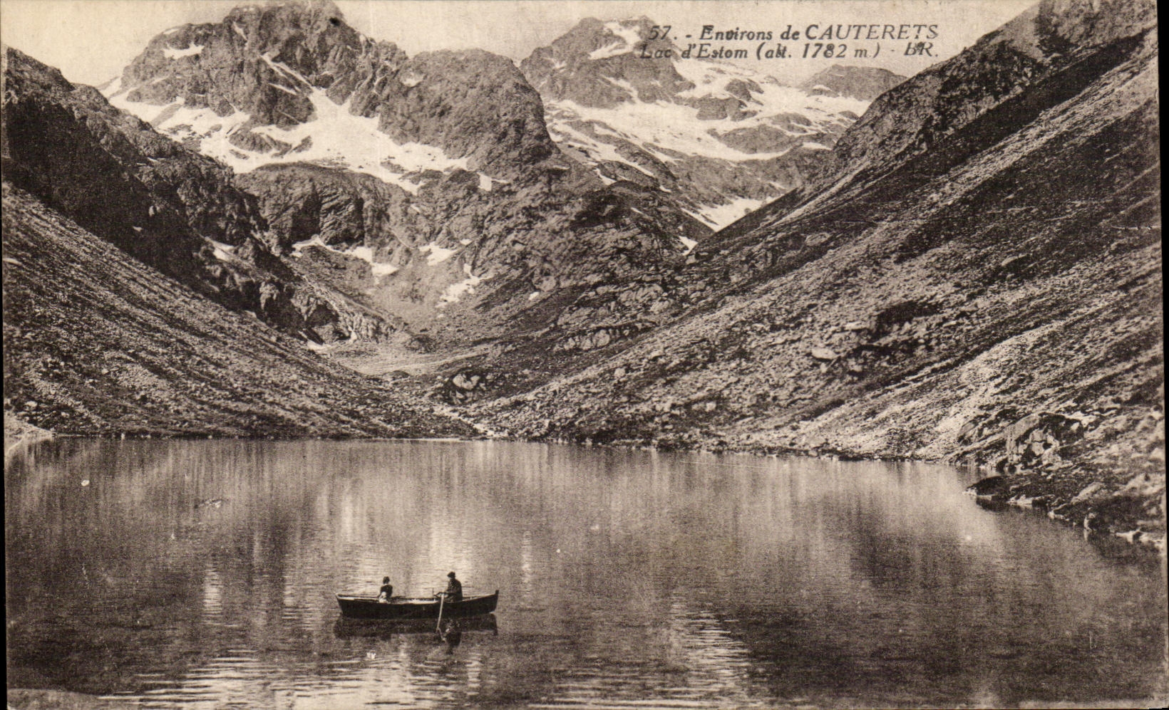 CPA Enoirons de Cauterets Lake Enom