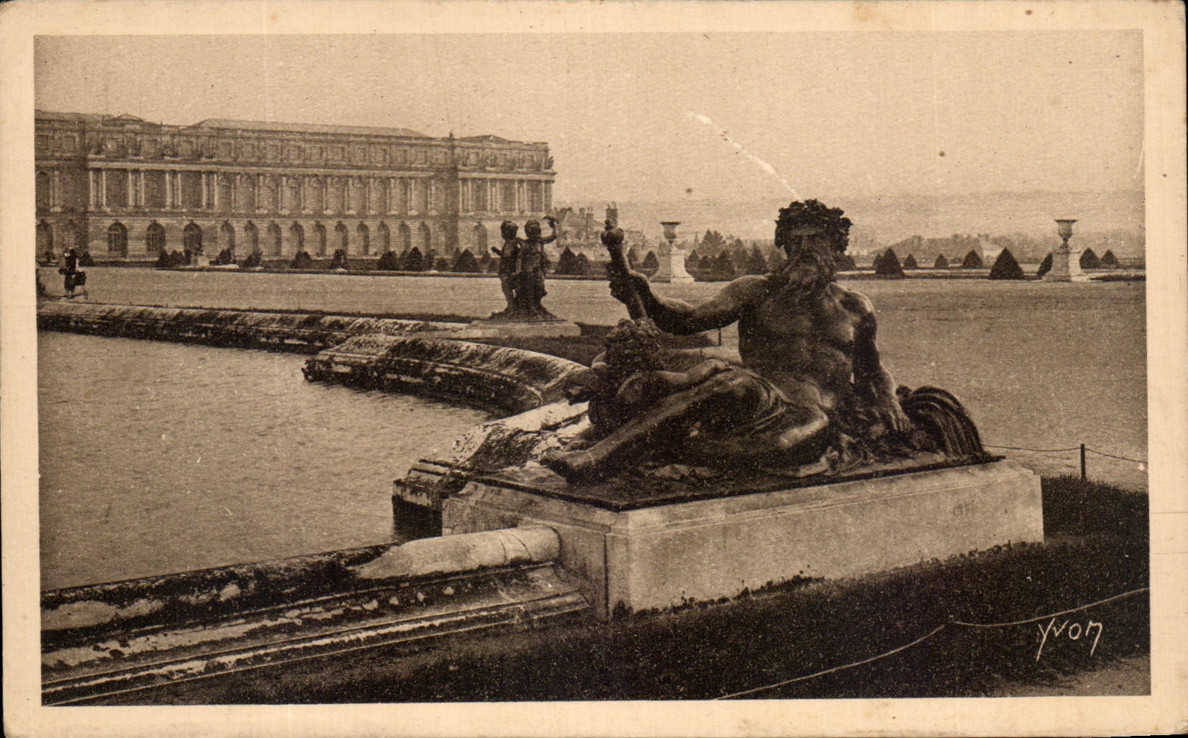 CPA Versailles Pittoresque Parterre d'Eau Le Rhone