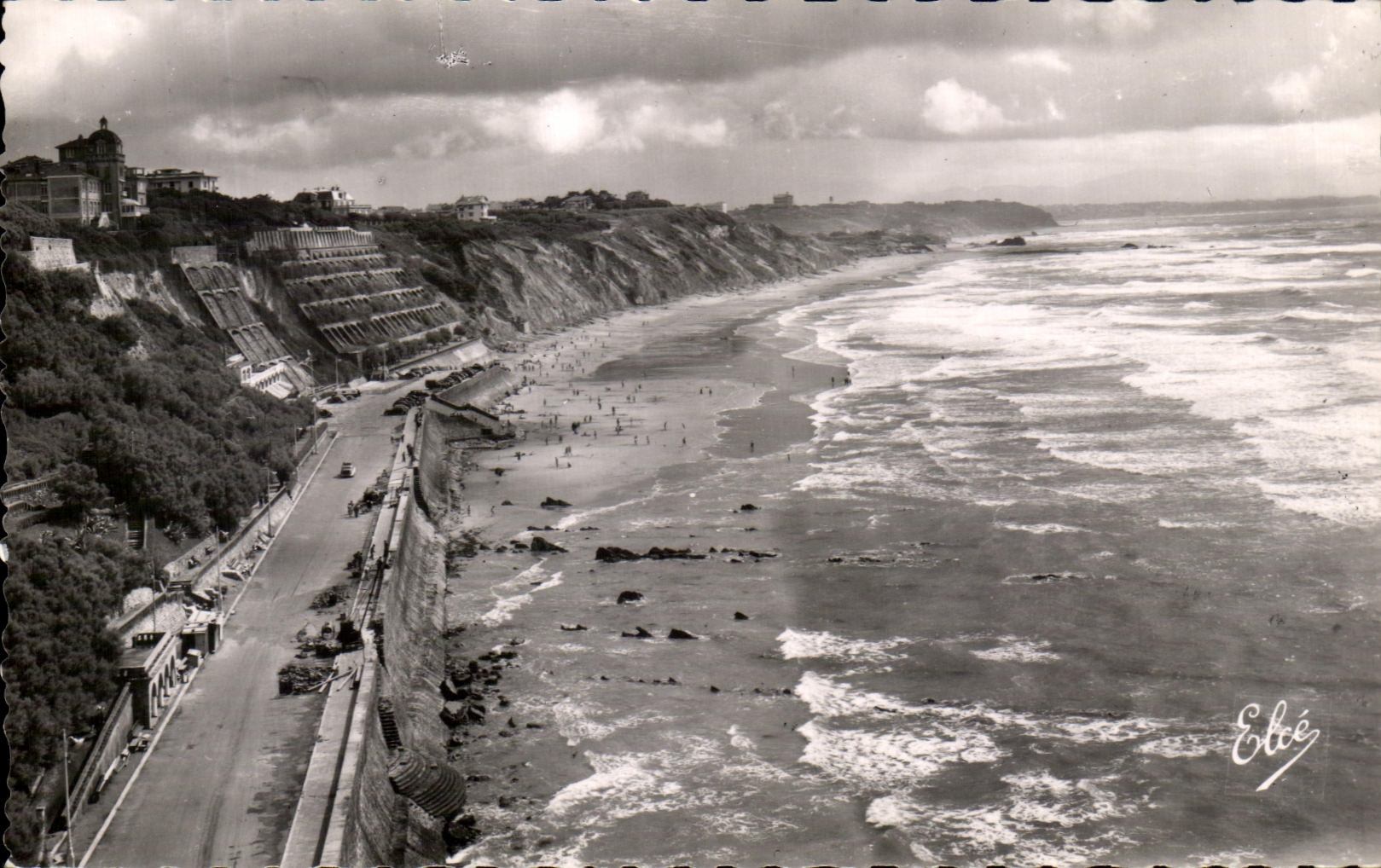 CPA Biarritz La Plage A La Cote Des Basques