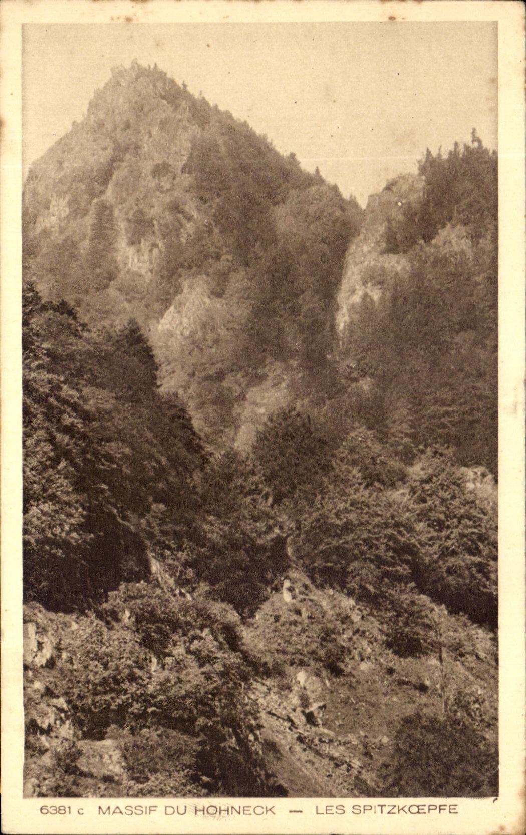 CPA Massif du Hohneck Les Spitzkoepfe