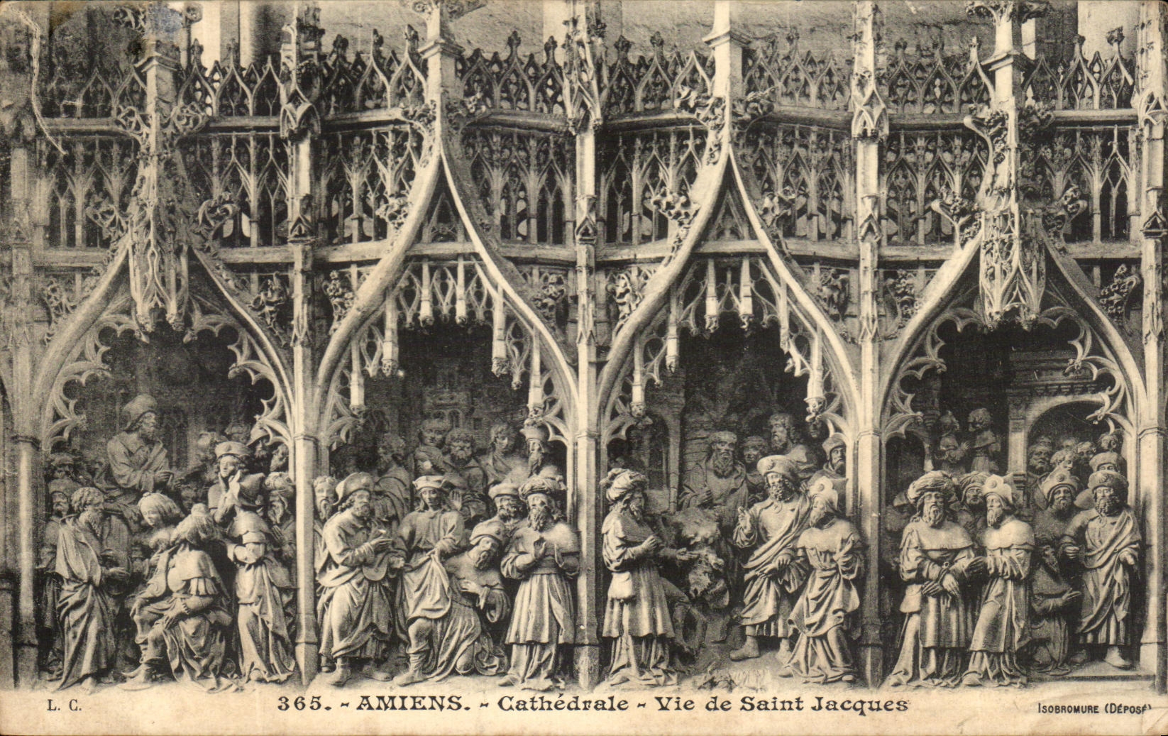 CPA Amiens Cathedrale Vie de Saint Jacques