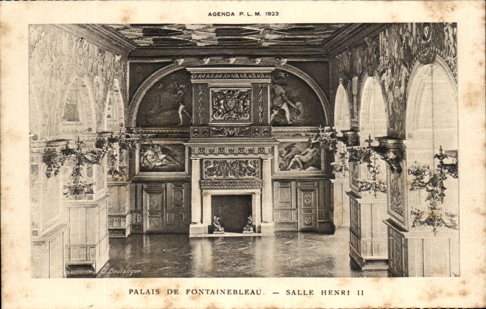 CPA Palais De Fontainebleau Salle Henri II