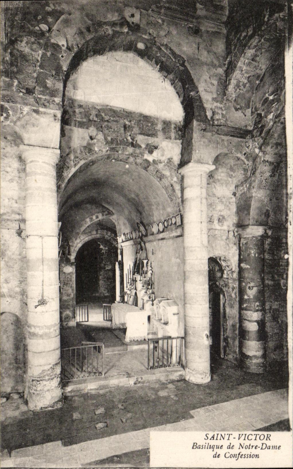 CPA Saint Victor Basilique de Notre Dame de Confession