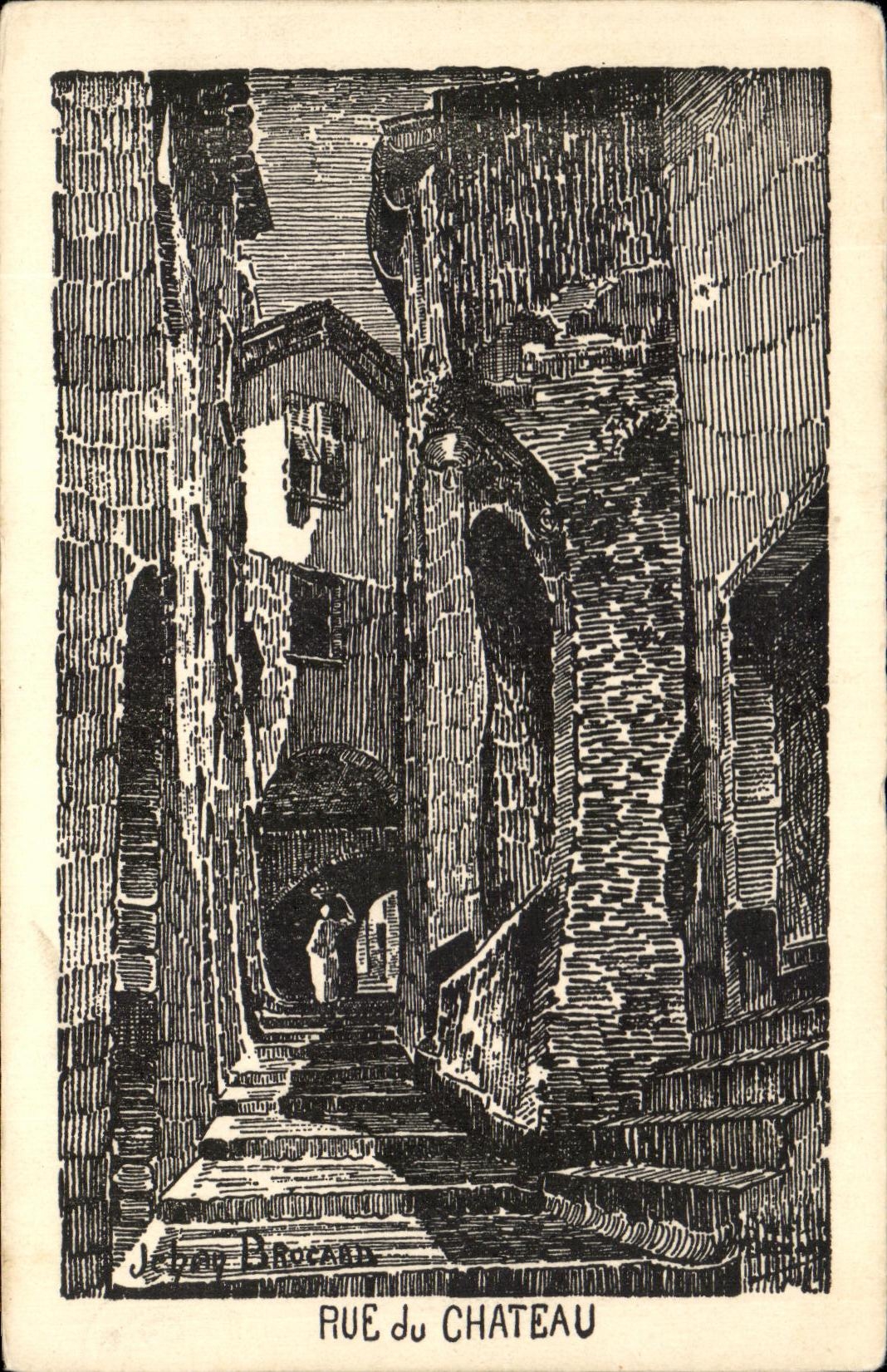 CPA Rue du Chateau
