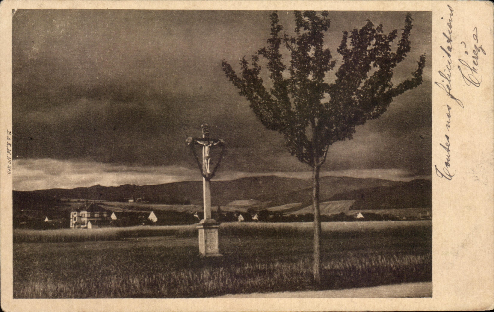 CPA Paysage Christ 