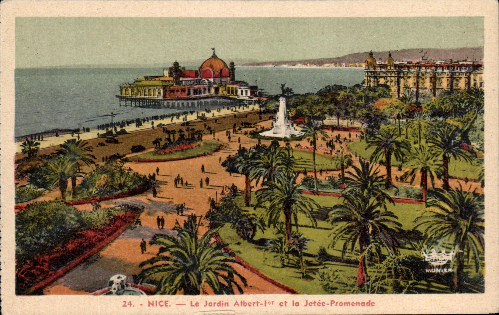 CPA Nice Le Jardin Albert 1er Et La Jetee Promenade