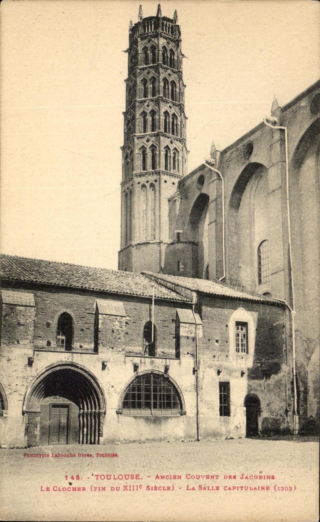 CPA Toulouse Ancien Couvent Des Jacobins Le clocher La salle capitulaire