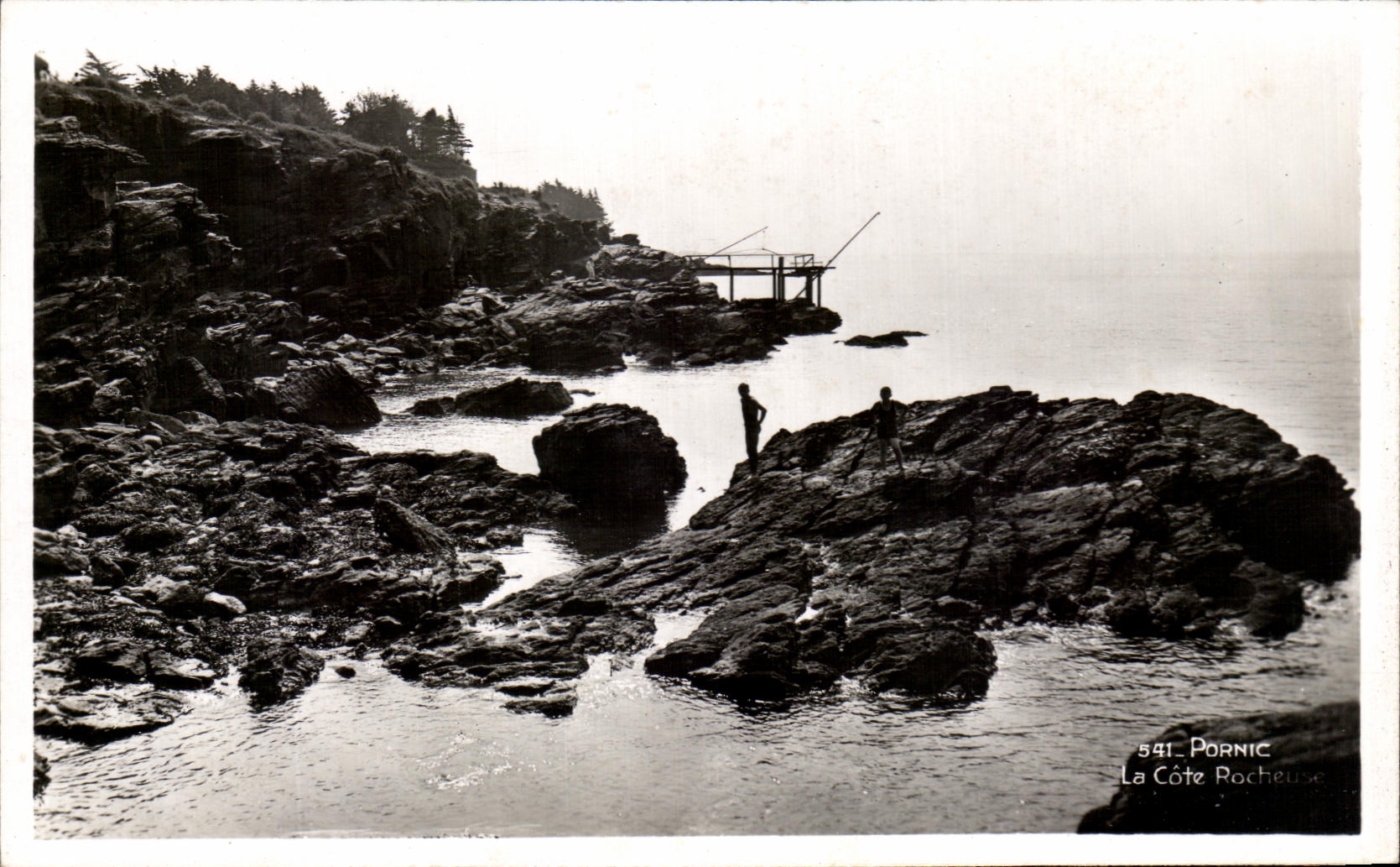 CPA Pornic La Cote Rocheuse