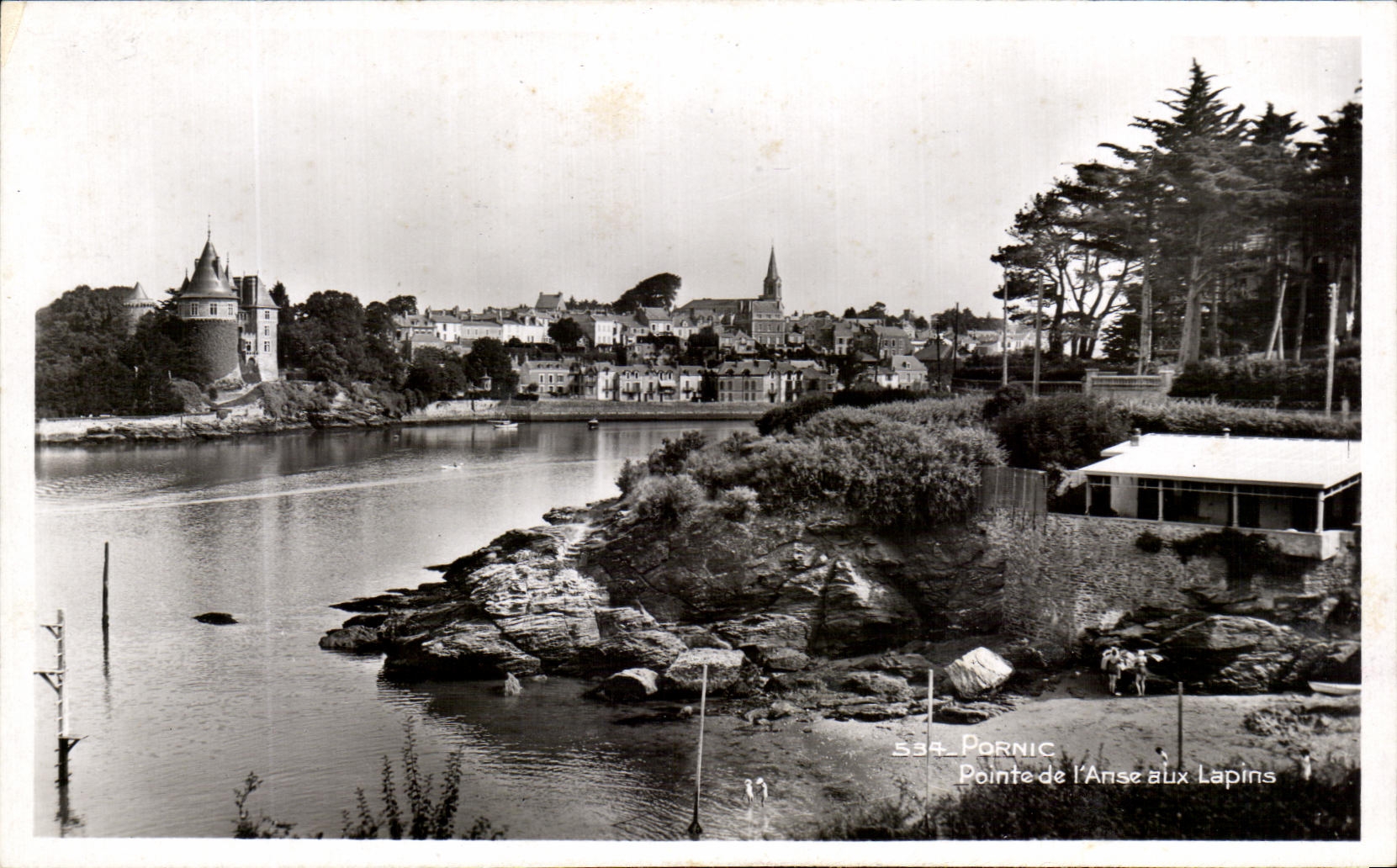 CPA Pornic Pointe De l'Anse Aux Lapins