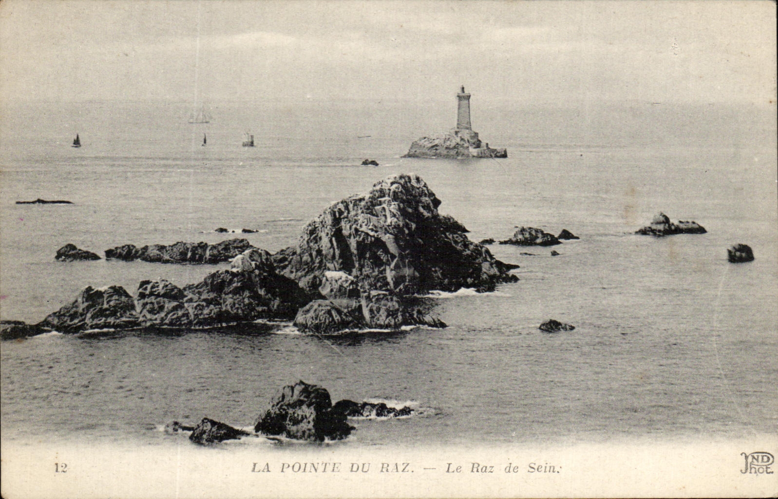CPA La Pointe Du Raz Le Raz De Sein