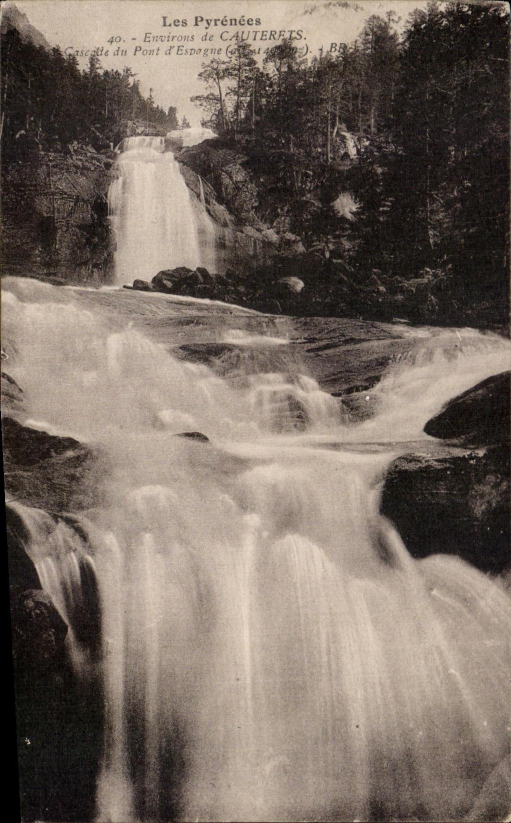 CPA Les Pyrenees Environs de Cauterets du Pont d'Espagne